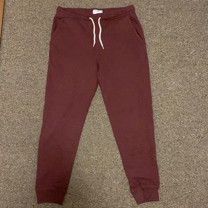 Maroon mens Old Navy joggers size medium